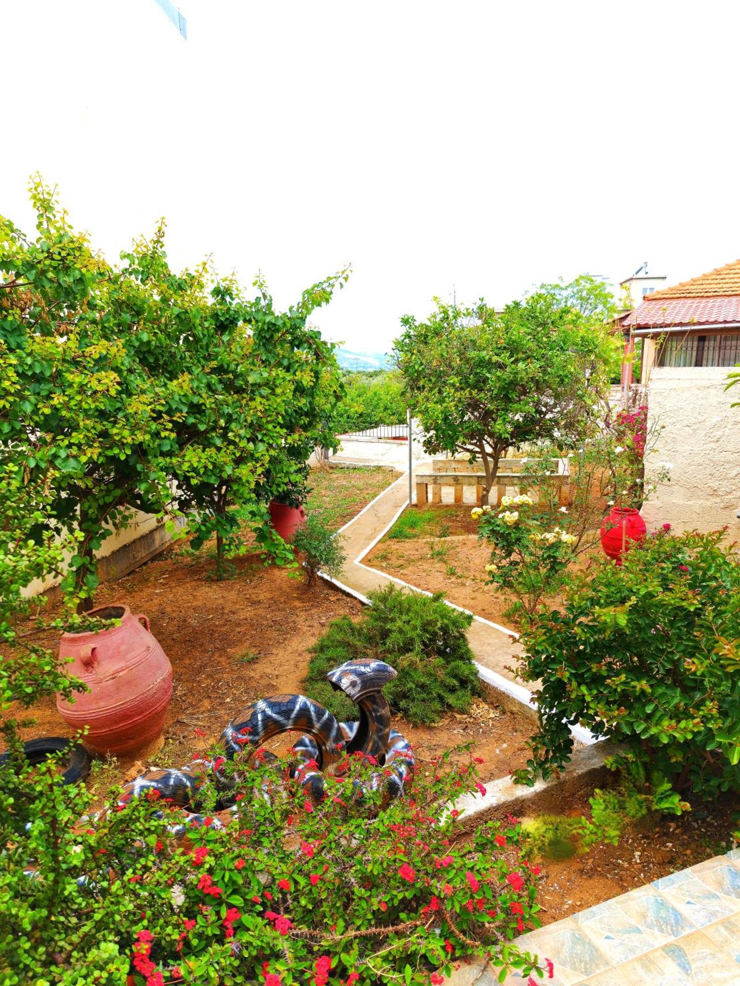 Village House With A Nice Garden Stérnai الغرفة الصورة